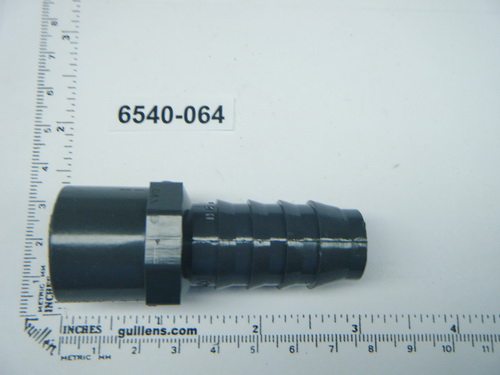 Jacuzzi 6540-064; ; adapter 3/4"spigot x 3/4"insert; in Unfinish