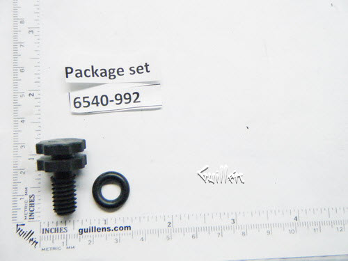 Jacuzzi 6540-992; valve air bleed with o-ring; in Unfinish
