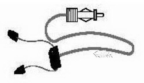 Jacuzzi 6560-812; ; stereo antenna 6 feet wire am / fm aquatic; in Unfinish