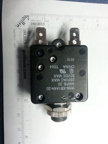 Jacuzzi 6560-885; breaker 602-605 20 amp system; in Unfinish
