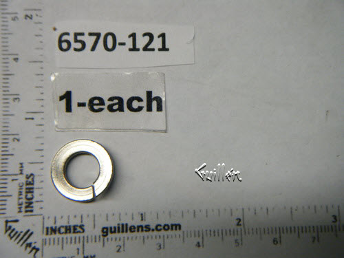 Jacuzzi 6570-121; ; water fall washer split-lock 5/16" ss; in Unfinish
