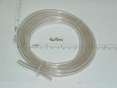 Jacuzzi 6627000;; Clear tubing hose for on/off air switch .19" x .093" x 96" long; Unfinish
