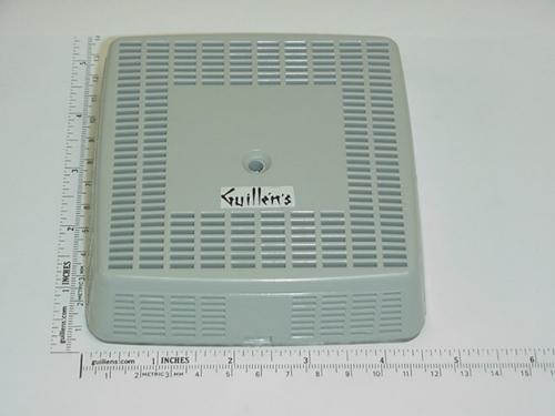 Jacuzzi 6651945;; Plastic suction cover includes gasket; in Silver; Discontinued Product - Use Jacuzzi 66519xx