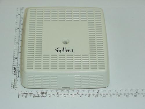 Jacuzzi 6651969;; Plastic suction cover middle screw mount includes gasket; in Oyster