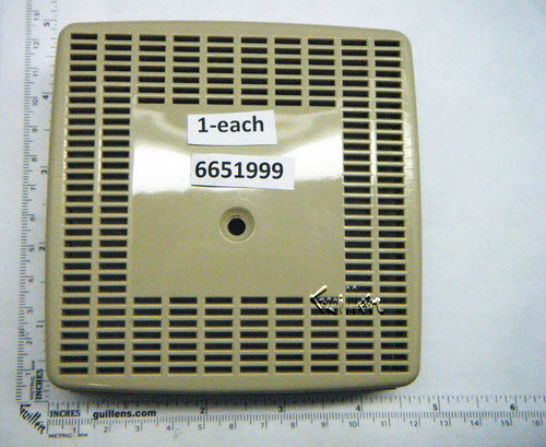 Jacuzzi 6651999; ; plastic suction cover middle screw mount includes gasket; in Sand  Discontinued Product