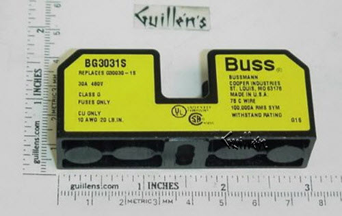 Jacuzzi 6660-045; ; fuse holder large buss 30 amp; in Unfinish