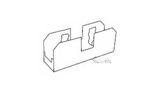 Jacuzzi 6660-046; ; holder fuse blower; in Unfinish