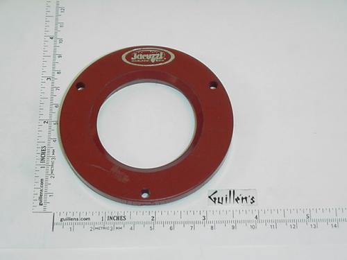 Jacuzzi 7758922; HTA Jet; Clamping ring with logo; in Cinnabar; Discontinued Product