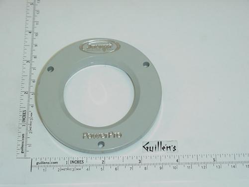 Jacuzzi 7758945; HTA Jet; Clamping ring with logo; in Silver