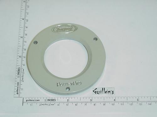 Jacuzzi 7758953; HTA Jet; Clamping ring with logo; in Gray; Discontinued Product