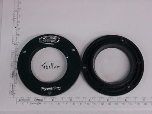 Jacuzzi 7758978; HTA Jet; Clamping ring with logo; in Forest Green; Discontinued Product