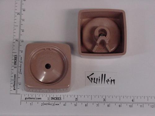 Jacuzzi 7952949; Water Rainbow; Faucet square plastic handle; in Rose; Discontinued Product