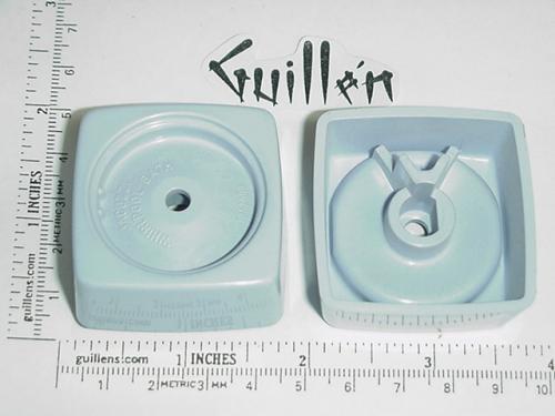 Jacuzzi 7952984; Water Rainbow; Faucet square plastic handle; in Sky Blue; Discontinued Product - Use Jacuzzi 79529xx