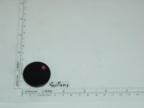 Jacuzzi 7955917; Water Rainbow; Insert cap hot (red dot) for square plastic handle; in Black; Discontinued Product