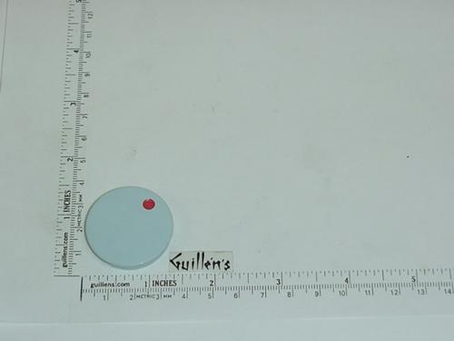 Jacuzzi 7955924; Water Rainbow; Insert cap hot (red dot) for square plastic handle; in Blue; Discontinued Product