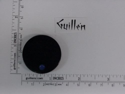 Jacuzzi 7956917; Water Rainbow; Insert cap cold (blue dot) for square plastic handle; in Black