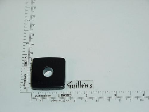 Jacuzzi 8140917;; Air on / off actuator square plastic cap cover; in Black; Discontinued Product