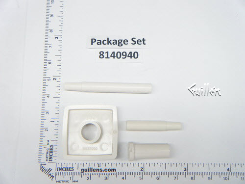 Jacuzzi 8140940;; Air  on / off  actuator square plastic cap cover; in White