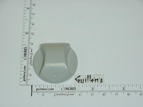 Jacuzzi 8267945;; Air volume round control knob assembly; in Silver