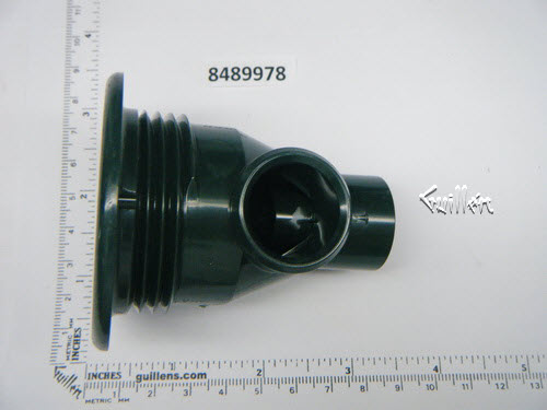 Jacuzzi 8489978; BMH Jet; Assembly less holding nut; in Forest Green
