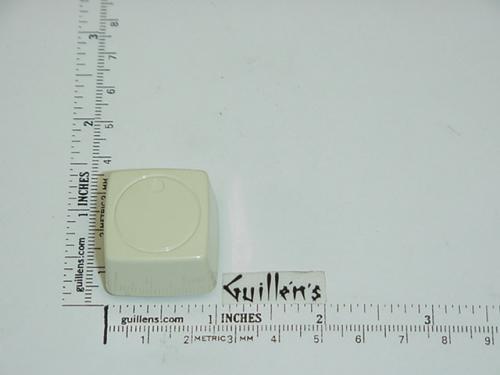 Jacuzzi 8611914;; Air volume control square knob assembly; in Almond   4133; 5132; 2000-114; 2000-111