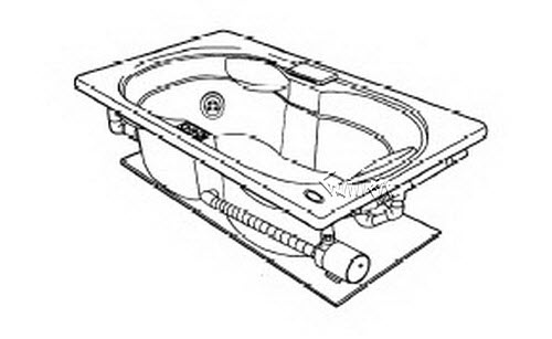 Jacuzzi 9160000; Amea (R); 1996 Designer Series Whirlpool 3 HTA jets .75 hp / 2.0 hp pump motor 10.0 amp 115 volt 15 amp technical part breakdown owner manuals Specifications Catalog   J039000