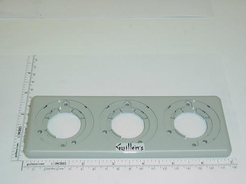 Jacuzzi 9224945;; Air volume and/or on off 3 position control panel; in Silver; Discontinued Product