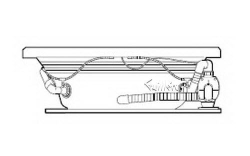 Jacuzzi 9320000; Opalia (R); 1997 Designer Series Whirlpool (RH) right hand 4 HTA / 2 BMH jets .75 hp / 2.0 hp pump motor 10.0 amp 115 volt 15 amp technical part breakdown owner manuals Specifications Catalog   9397000C; X305