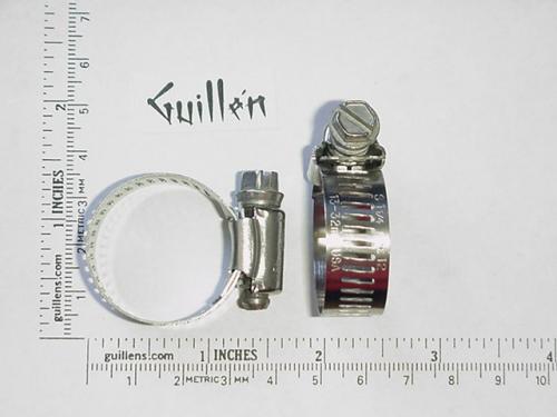 Jacuzzi 9666000;; 3/4" inch Clamp hose #h 12 worm dr type; Unfinish