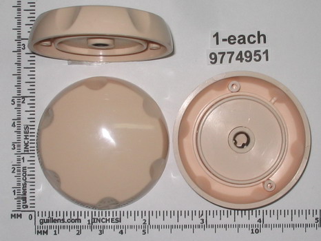 Jacuzzi 9774951;; 2 3/8"" od round knob for air volume control; in Shell; Discontinued Product - Use Jacuzzi 97749xx