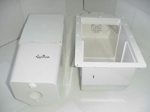 Jacuzzi 9912000;; Font load skimmer filter back housing 25 sq ft; Unfinish   6953000; 7069000; 7539000; 43-2955-00; 43295500