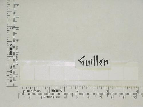 Jacuzzi A110000; Control Panel; Adhesive perforated strip; Unfinish; Discontinued Product