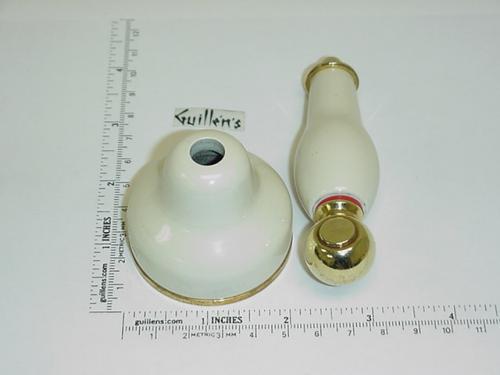 Jacuzzi A904958;; Handle assembly lever hot; in Almond; Discontinued Product