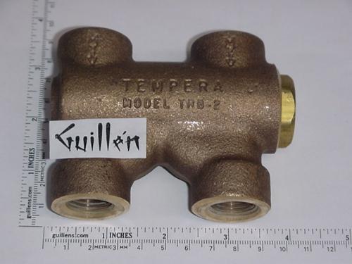 Jacuzzi B040000; Tempera TRB-2; Automatic pressure balancing valve regulating or adjustments are needed mixer; in Rough Brass; Discontinued Product