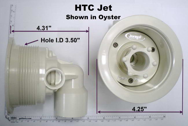Jacuzzi B785962; HTC Jet; Assembly less back up ring and nut; in Dusty Orchid; Discontinued Product