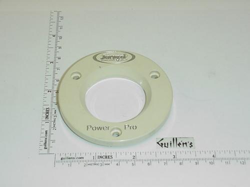 Jacuzzi B788914; HTC Jet; Clamping ring with logo; in Almond | A325914 |; Discontinued Product - Use Jacuzzi B785914
