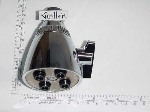 Jacuzzi B890000;; Shower head 4 spray port deluxe; in Chrome; Discontinued Product