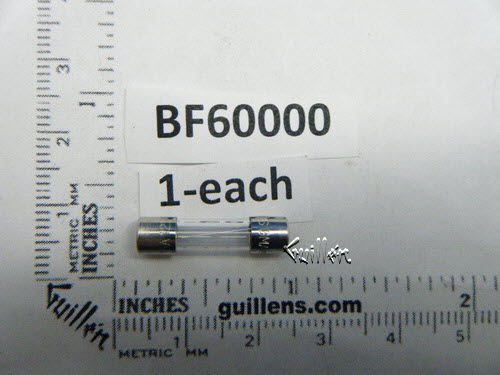 Jacuzzi BF60000;; Fuse fast acting 5x20 mm ; Unfinish; Discontinued Product