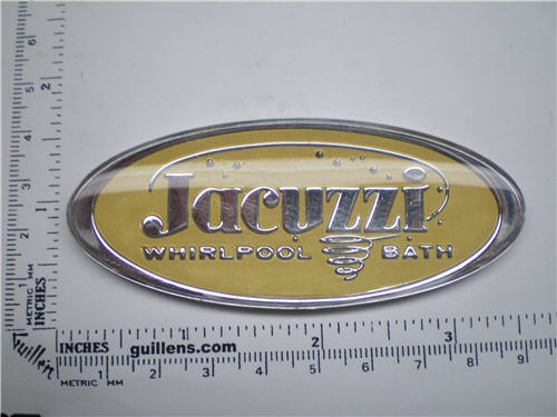 Jacuzzi BJ15000; ; shower base logo Jacuzzi 3 1/2" inch; in unfinish   6525000  ; Discontinued Product - Use MJ07000