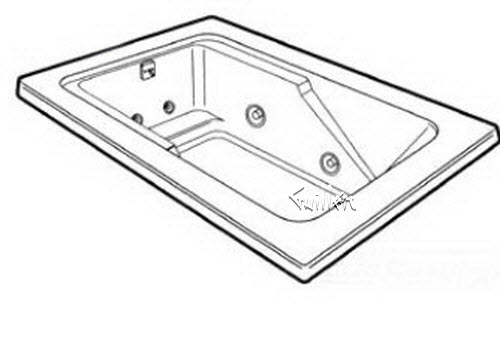 Jacuzzi C111000; Torino (R); 1998 Builder Series Whirlpool (LH) left hand 4 HTC / 3 BMH jets .75 hp / 1.5 hp pump motor 10.0 amp 115 volt 15 amp technical part breakdown owner manuals Specifications Catalog   C299000; BEL80