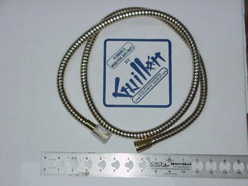 Jacuzzi C264000;; 59"""" handheld shower hose; in Bright Brass; Discontinued Product