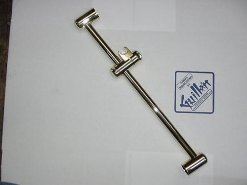 Jacuzzi C981829; Optica; Wall shower bar assembly; in Bright Brass   D863829