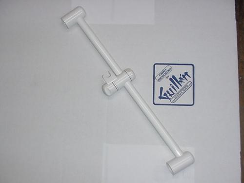 Jacuzzi C981902; Optica; Wall shower bar assembly; in White