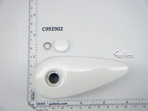 Jacuzzi C992902;; Handle t drop sm wi; in White