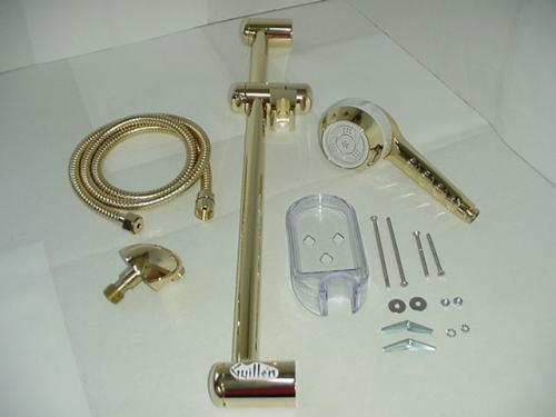 Jacuzzi C994829; Optica; Handheld shower wall bar kit; in Bright Brass; Discontinued Product