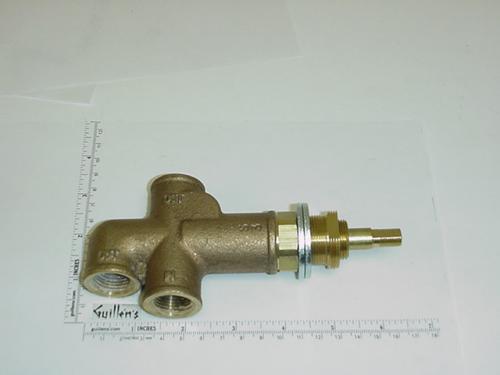 Jacuzzi C996000;; 1/2" npt brass diverter transfer deck valve; Unfinish; Discontinued Product - Use Symmons 2DIV