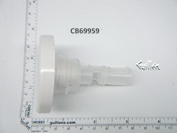 Jacuzzi CB69940; Pentair Jet; Adjustable nozzle; in White