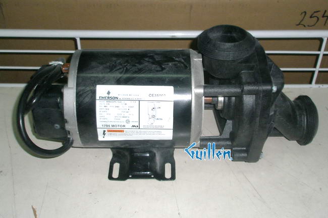 Jacuzzi CE35000;; Motor and pump 10a 115 vac 60hz with air switch; Unfinish   C049000; K796000; 9248000; 7-184307-21; C049000   ; Discontinued Product - Use HB21000