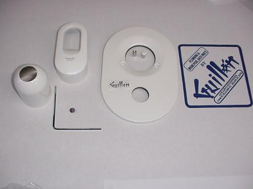 Jacuzzi D051959;; Trim bath mixer and diverter; in White   13690450; B327940