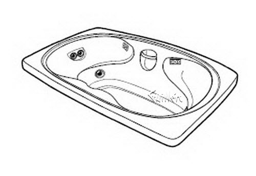 Jacuzzi D350; Sabella (R); 2005 Whirlpool bath Luxury Collection 72 x 47 x 23.75 motor 115 volt 16 amp jets 2 AccuPro 4 PowerPro 4 Spinning gallons 98 Incandescent light technical part breakdown owner manuals Specifications Catalog